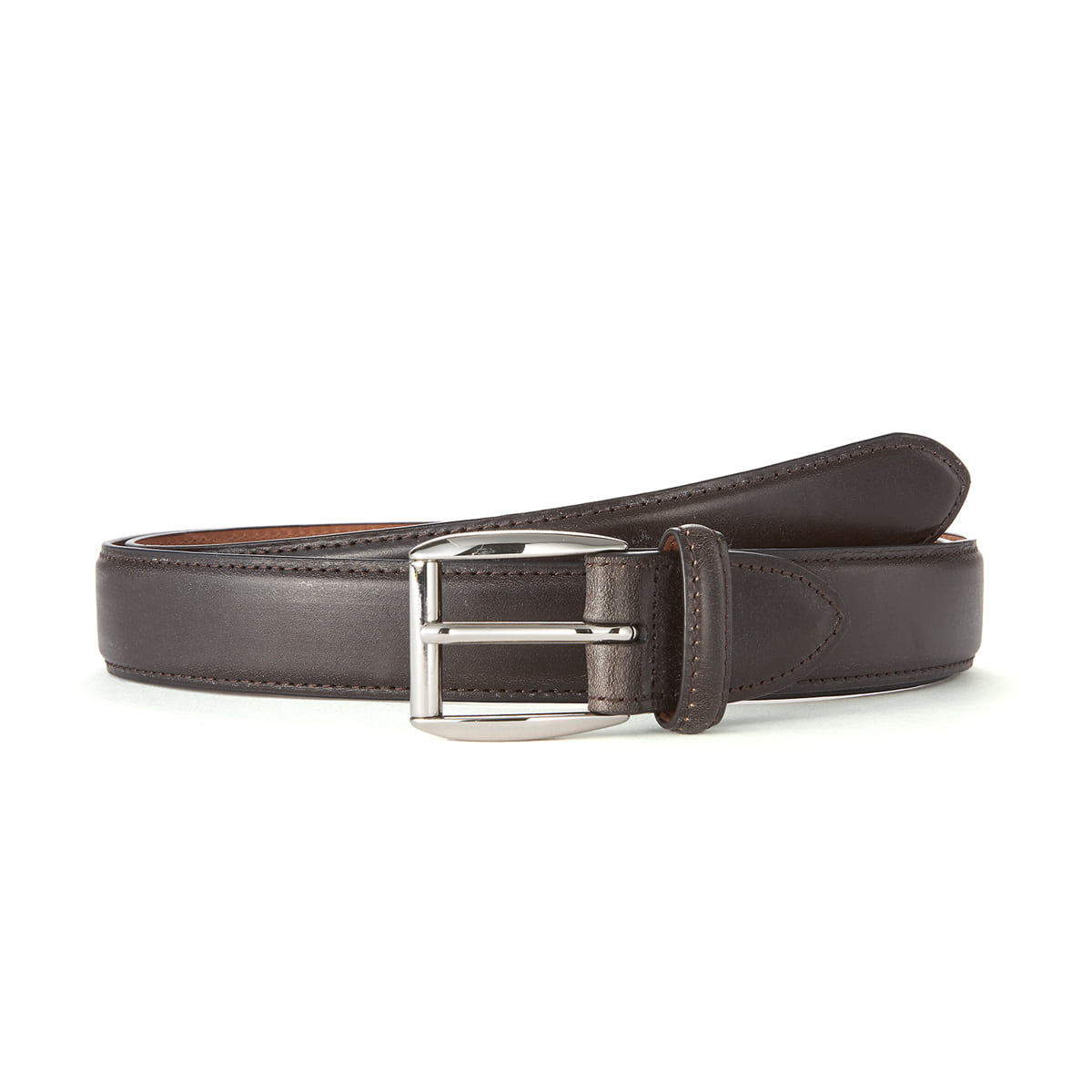 Dk brown Bridle Leather (Silver Buckle)