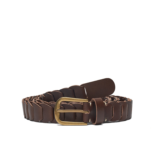 AP008 Dk brown Leather Belt